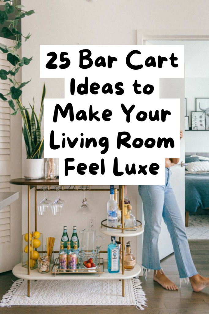 25 Bar Cart Ideas to Elevate Your Home Vibe