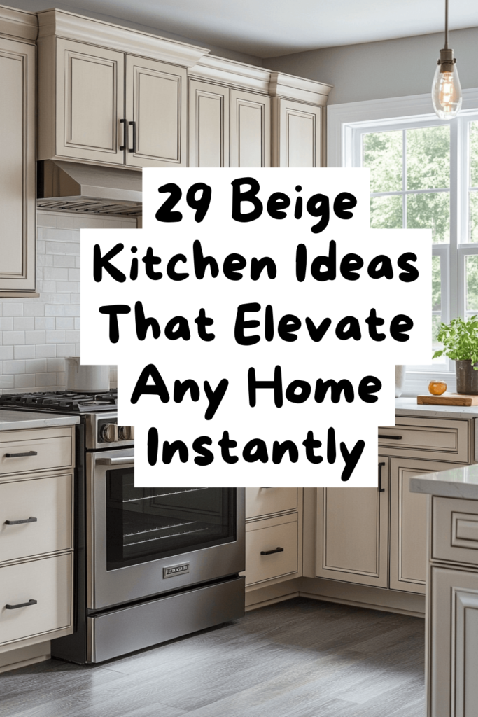 29 Beige Kitchen Cabinets That Look Luxe Without the Price Tag
